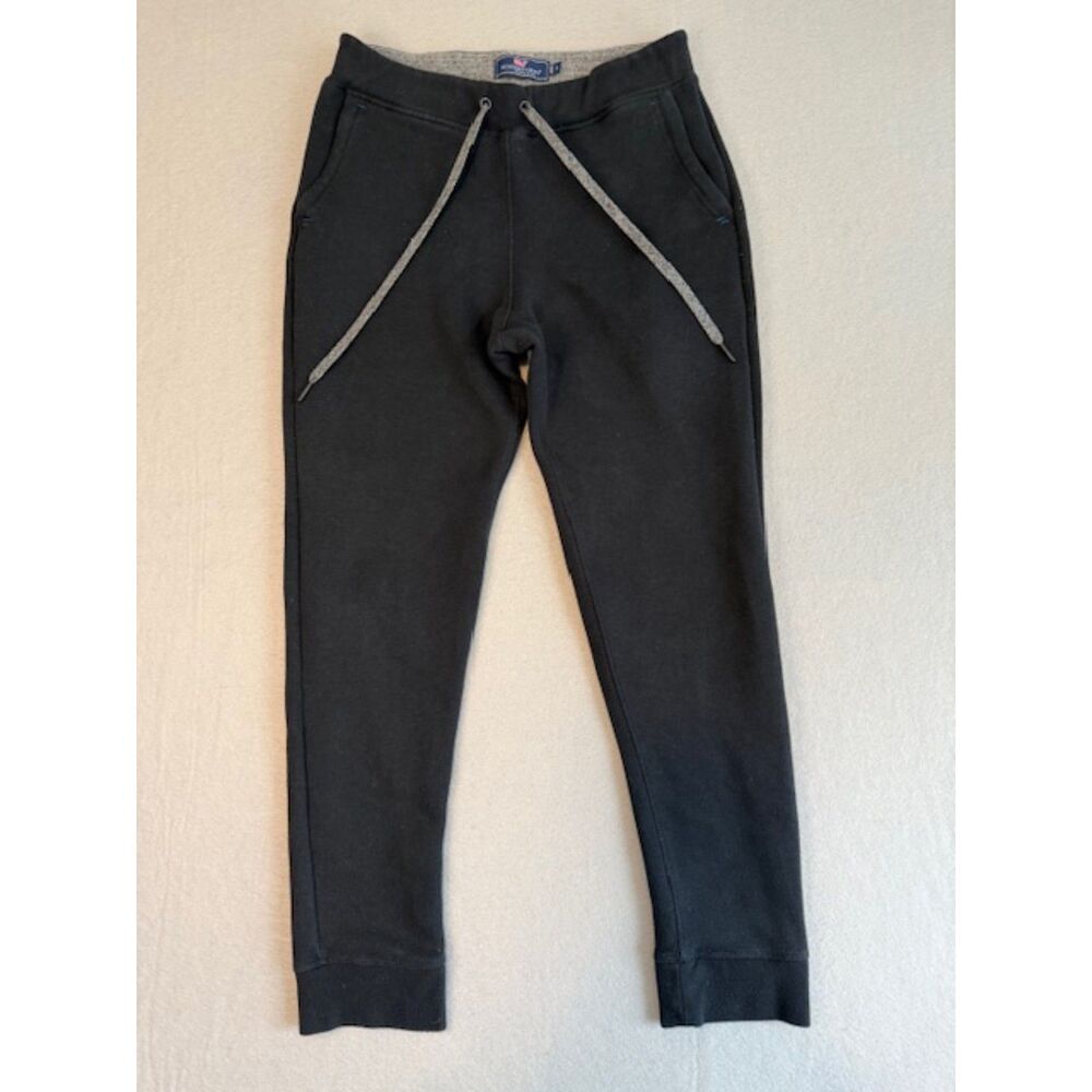 Vineyard Vines Women's Drawstring Joggers Size Small Dark Black